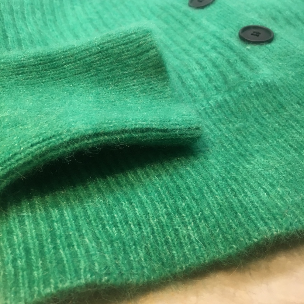 & Other Stores chunky green Cardigan Sweater NWT